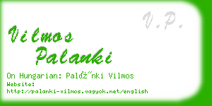 vilmos palanki business card